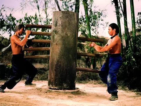 Szene aus einem Kung-Fu-Klassiker